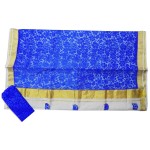 Net Patch Kasavu Saree